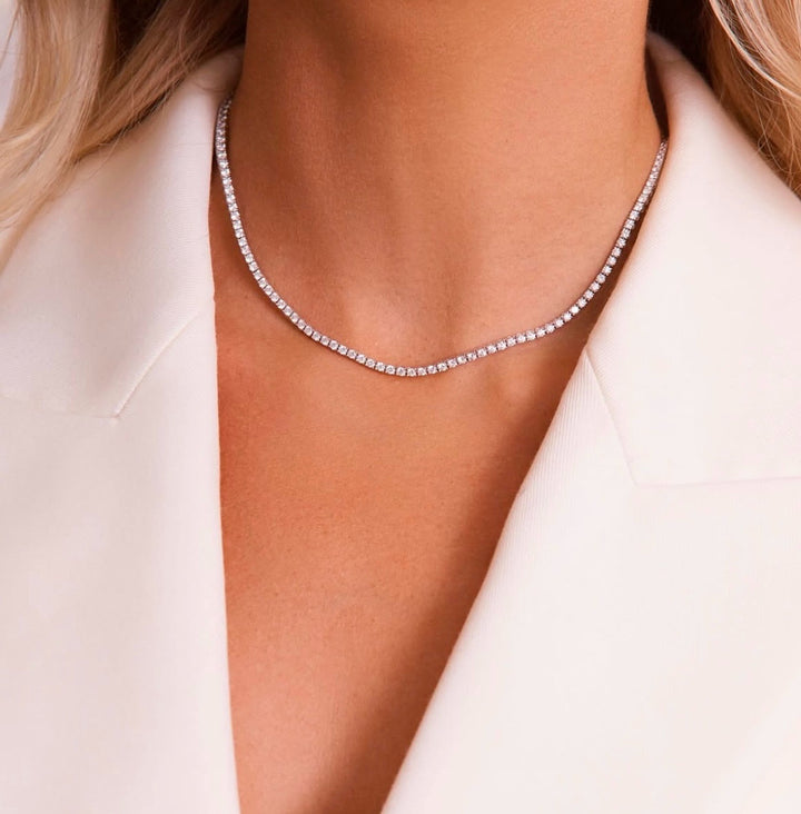 שרשרת טניס 10 קראט יהלומים