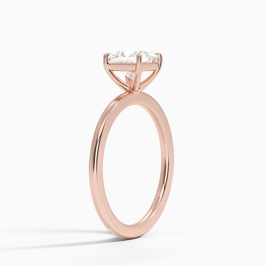 טבעת אירוסין סוליטר יהלום פרינסס 1 קראט