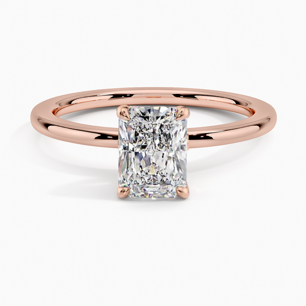 טבעת אירוסין סוליטר יהלום רדיאן 1 קראט