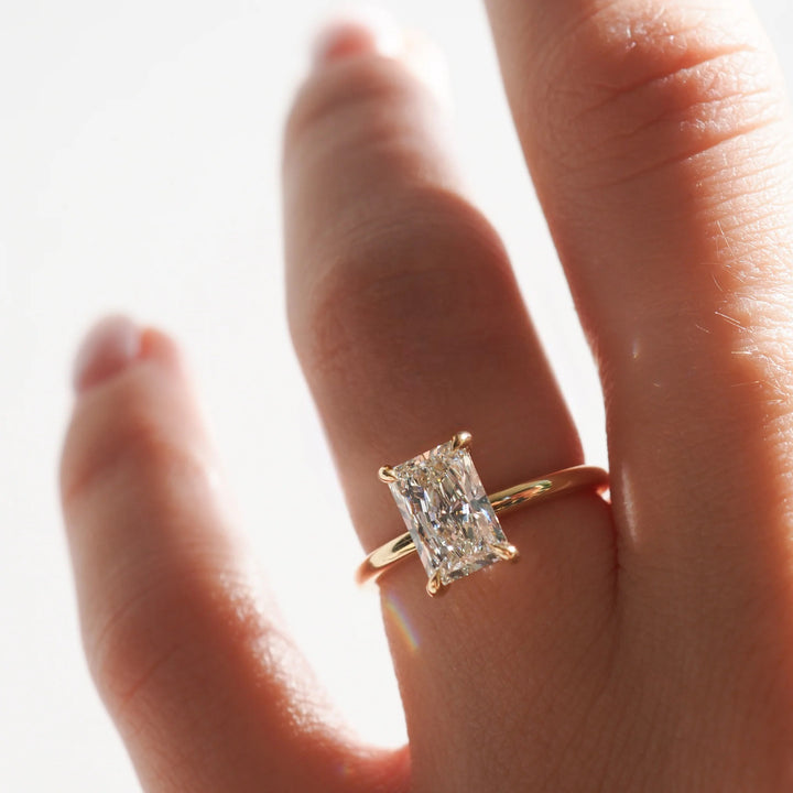 טבעת אירוסין סוליטר יהלום רדיאן 1.8 קראט